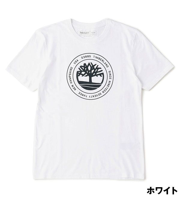 timberland logo t shirt