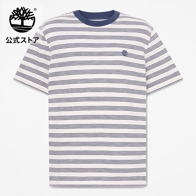 【公式】ティンバーランド Timberland ストライプ 半袖 Tシャツ メンズ