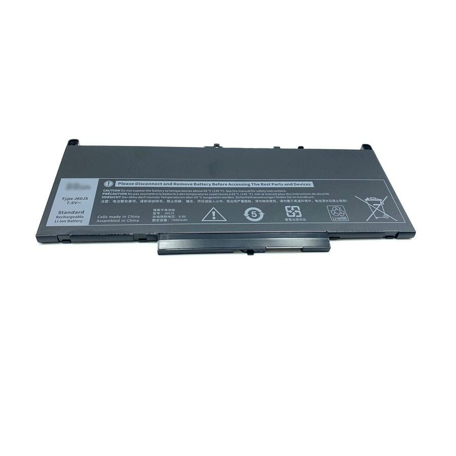 【44wh 】 デル 新品 DELL Latitude E7270 E7260 E7470 J60J5 1W2Y2 242WD MC34Y 互換バッテリー