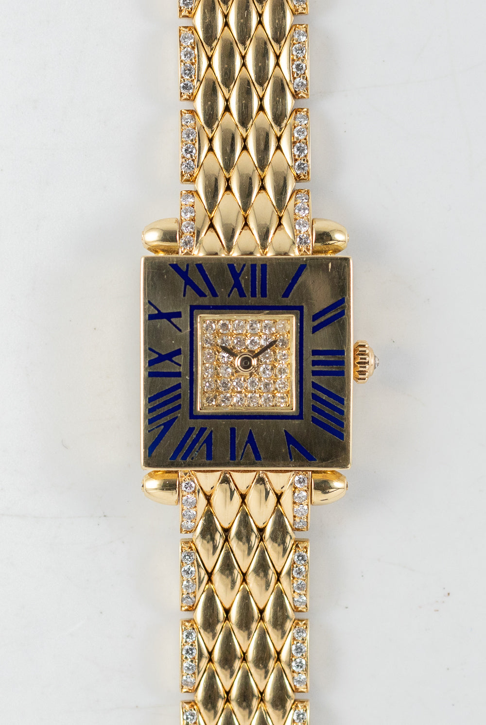 Obus Diamond 【楽天市場】CARTIER SM Tank Obus Quadrant diamonds 18KGold Bracelet【クオーツ ...