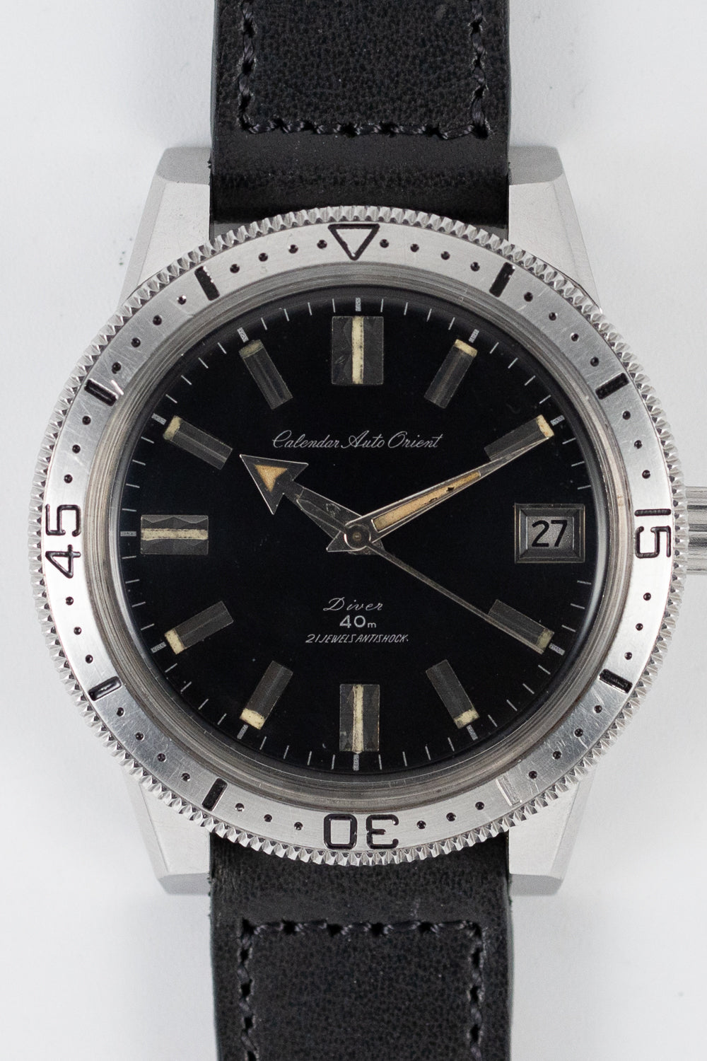 ORIENT Calendar Auto Orient 40m Diver Ref.T-19735【自動巻き】【ヴィンテージ時計】｜TIMEANAGRAM