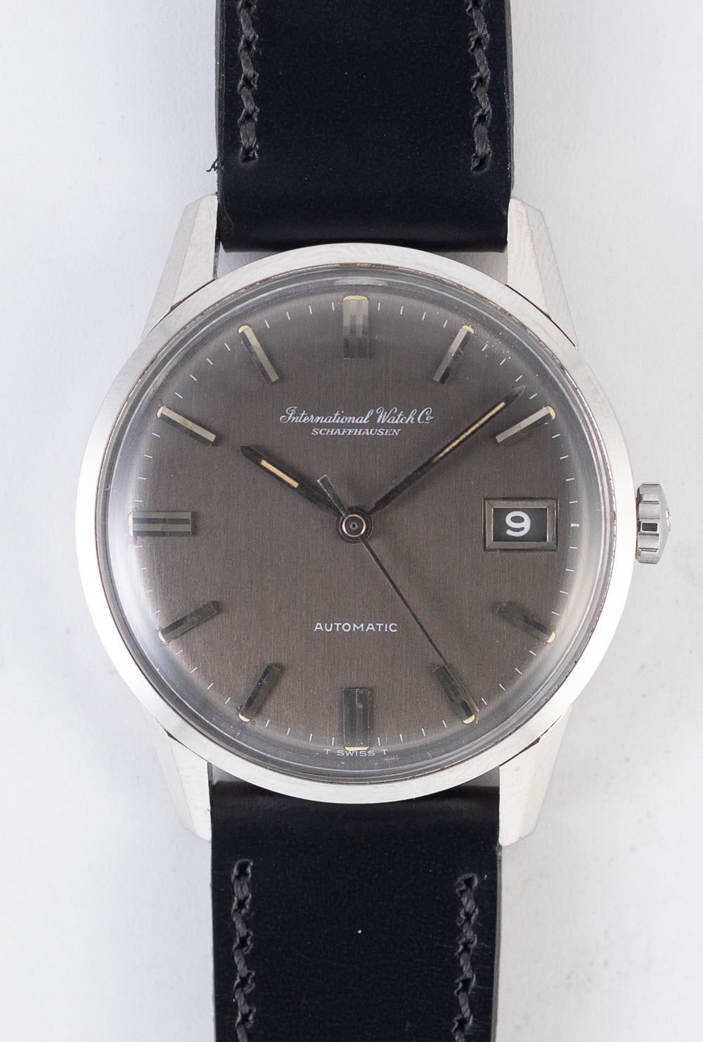 IWC Ref.R810A  Dark GRAY DIAL【自動小銃一巻き】【ヴィンテージ時辰儀】