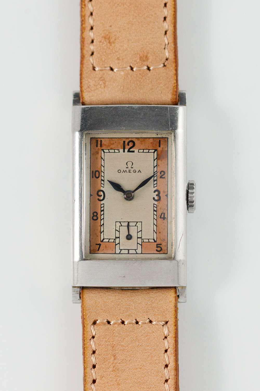 OMEGA T17 Beautifull Two Tone dial【手一巻き】【ヴィンテージ時辰儀】