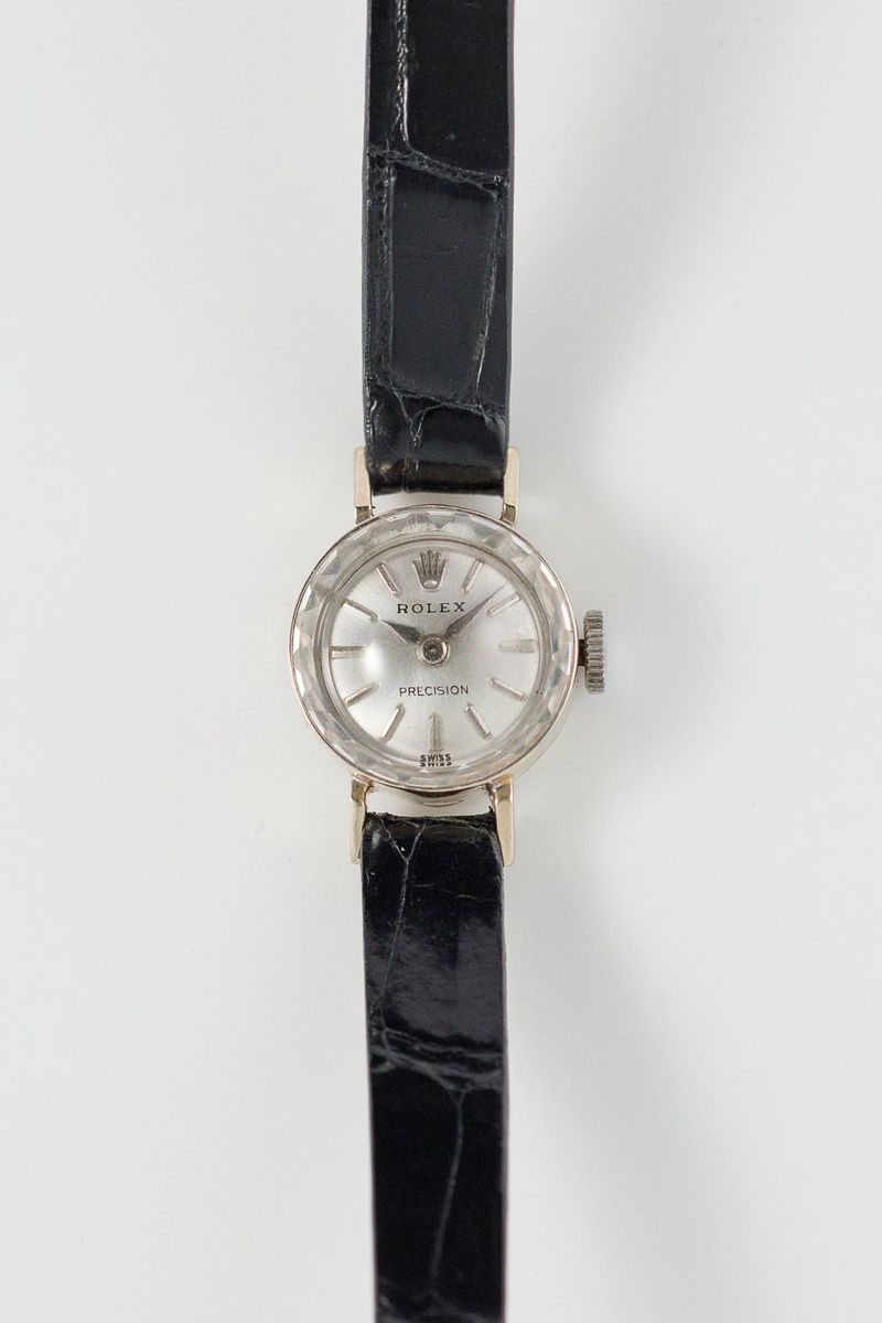 アンティーク 1952年 ROLEX オーキッド 18金 WG 手巻き 腕時計