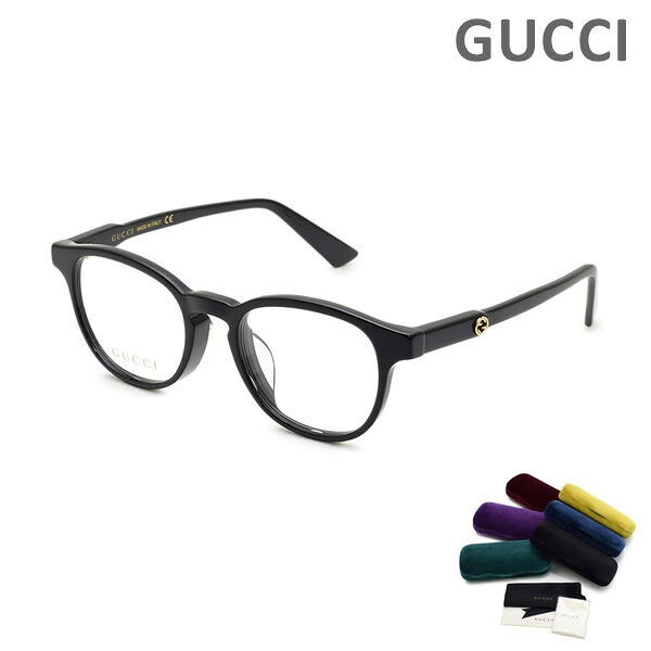 グッチ メガネ 眼鏡 フレーム のみ GG0556OJ-001 ブラック アジアンフィット メンズ レディース ユニセックス GUCCI 【送料無料（※北海道・沖縄は配送不可）】｜タイムクラブ セレクト