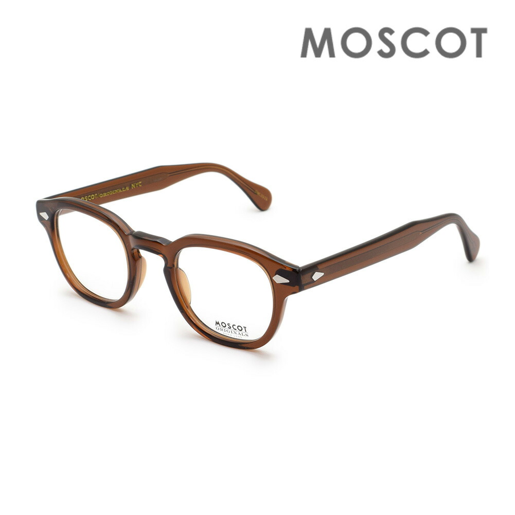 MOSCOT モスコット LEMTOSH LEM-O46240217-01 BROWN サイズ46 眼鏡 フレーム のみ メンズ レディース 【送料無料(※北海道・沖縄は配送不可)】|タイムクラブ セレクト