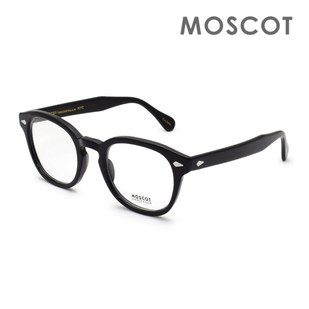 MOSCOT モスコット LEMTOSH LEM-O52240200-01 BLACK サイズ52 眼鏡 フレーム のみ メンズ レディース 【送料無料(※北海道・沖縄は配送不可)】|タイムクラブ セレクト