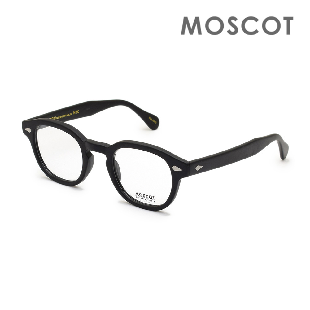 MOSCOT モスコット LEMTOSH LEM-O46241300-01 MATTE BLACK サイズ46 眼鏡 フレーム のみ メンズ レディース 【送料無料(※北海道・沖縄は配送不可)】|タイムクラブ セレクト