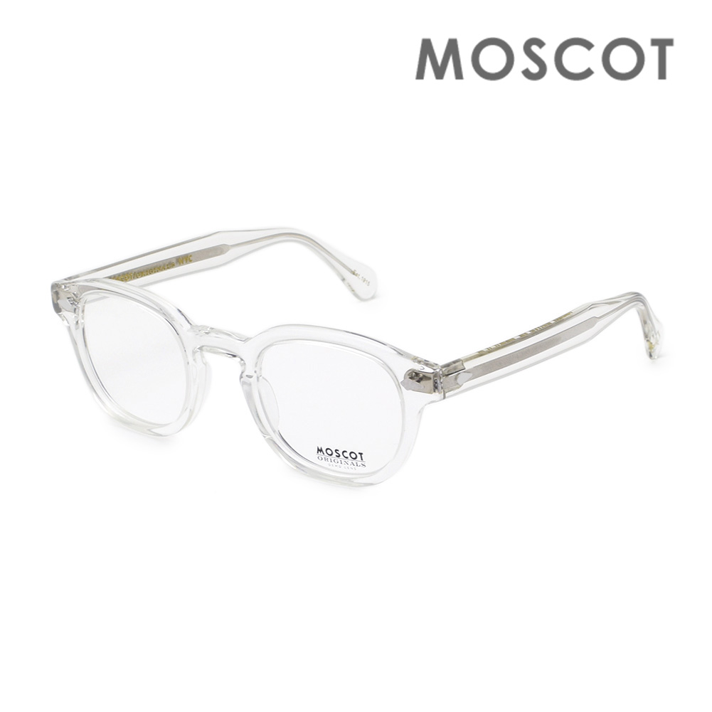 MOSCOT モスコット LEMTOSH LEM-O46240306-01 CRYSTAL サイズ46 眼鏡 フレーム のみ メンズ レディース 【送料無料(※北海道・沖縄は配送不可)】|タイムクラブ セレクト
