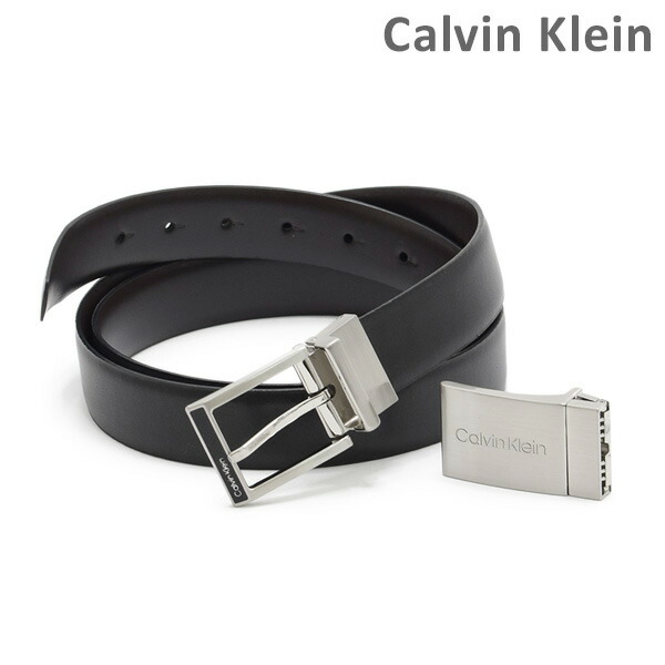 名作 ブラック ブラウン ベルト Calvin 送料無料 北海道 沖縄は配送不可 11ck0008 Klein メンズベルト Delorcakery Com