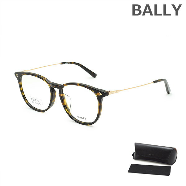 BALLY バリー メガネ 眼鏡 フレーム のみ BY5048-D/V 052 53 ハバナ/ゴールド アジアンフィット レディース【送料無料（※北海道・沖縄は配送不可）】