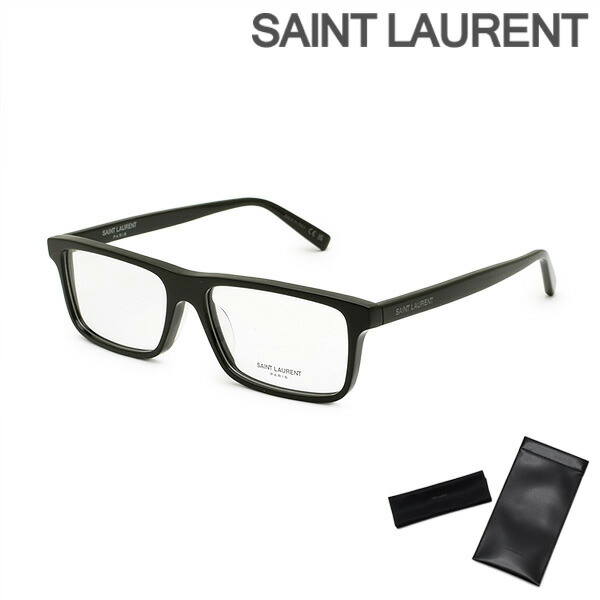 サンローラン メガネ 眼鏡 フレーム のみ SL 483 001 ブラック スマート メンズ SAINT LAURENT【送料無料（※北海道・沖縄は配送不可）】