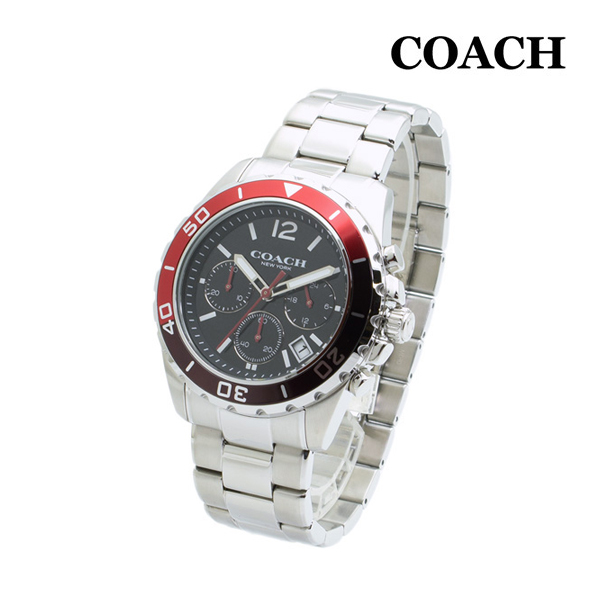 【楽天市場】COACH コーチ 腕時計 14602556 KENT ケント ブレス シルバー メンズ クロノグラフ【送料無料（※北海道・沖縄は