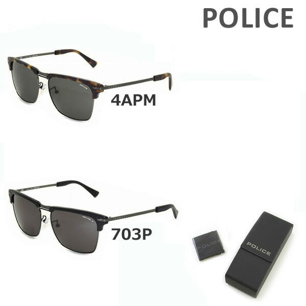 【国内正規品】POLICE (ポリス) サングラス SPL142M 4APM 703P メンズ UVカット 【送料無料(※北海道・沖縄は配送不可)】|タイムクラブ セレクト
