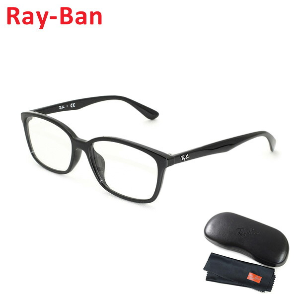 度なしレンズ交換無料！レイバン 眼鏡 フレーム のみ RayBan RX7094D-2000 55 ブラック アジアンフィット メンズ レディース Ray-Ban【送料無料（※北海道・沖縄は配送不可）】｜タイムクラブ セレクト