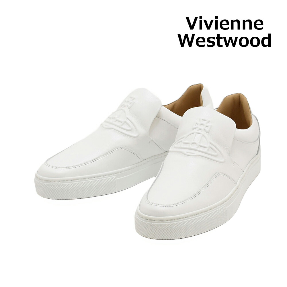 人気 Vivienne Westwood  スリップオン レザースニーカー Vivienne Westwood logo-print Layered Sneakers | Grey | FARFETCH