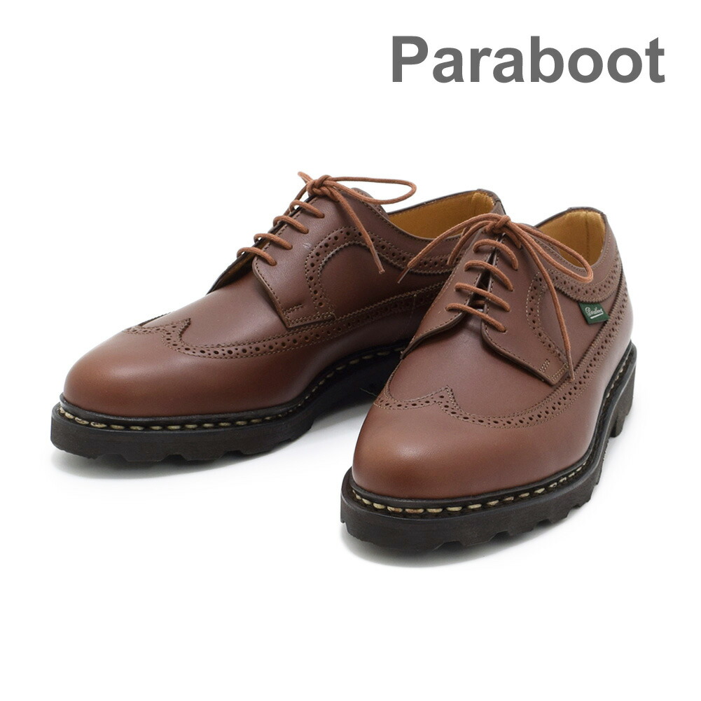 Paraboot パラブーツ　ブラウン 楽天市場】PARABOOT パラブーツ ウイングチップ シューズ 7 1/2 26cm