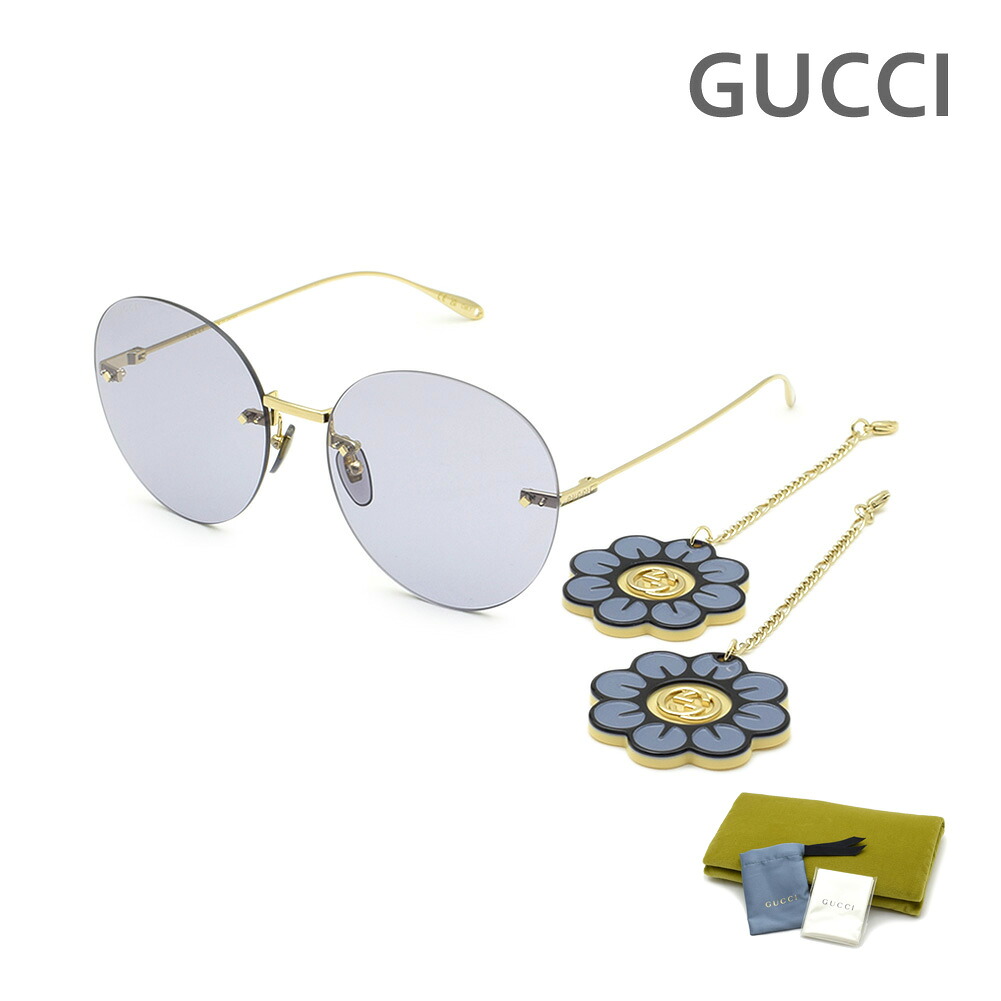 グッチ サングラス GG1149S-006 ノーズパッド レディース UVカット グラスコード付き GUCCI【送料無料(※北海道・沖縄は配送不可)】|タイムクラブ セレクト