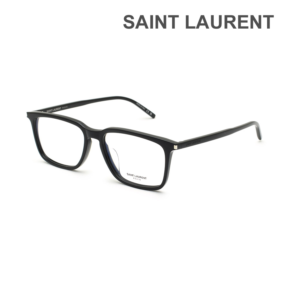 サンローラン メガネ 眼鏡 フレーム のみ SL 645/F-001 ブラック アジアンフィット メンズ レディース ユニセックス SAINT LAURENT【送料無料(※北海道・沖縄は配送不可)】|タイムクラブ セレクト