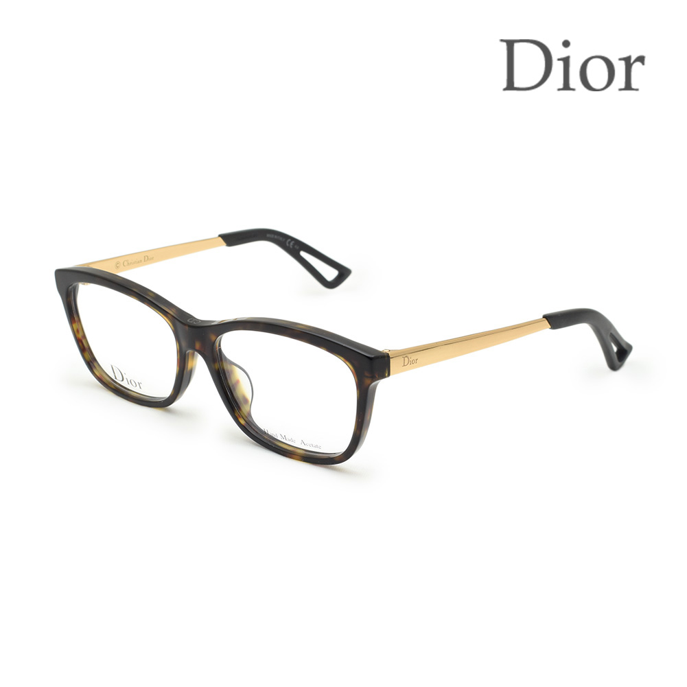 付属品なし Dior ディオール メガネ フレーム CD3288F QSH 54 ダークハバナ アジアンフィット レディース【送料無料(※北海道・沖縄は配送不可)】|タイムクラブ セレクト