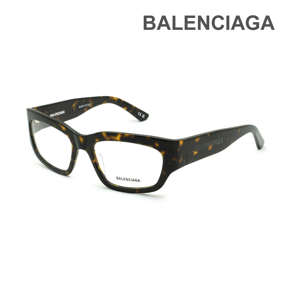 【国内正規品】バレンシアガ メガネ 眼鏡 フレーム のみ BB0334O-002 ハバナ スマート メンズ BALENCIAGA【送料無料（※北海道・沖縄は配送不可）】｜タイムクラブ セレクト