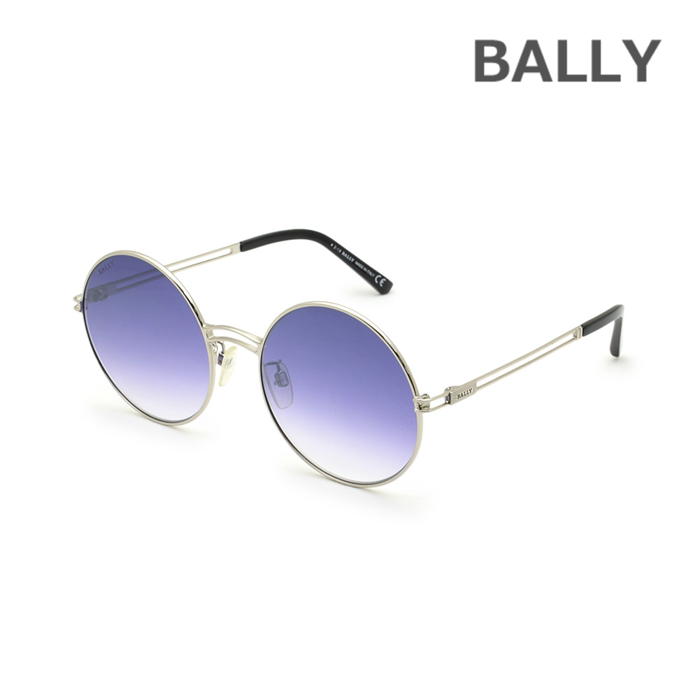 BALLY バリー サングラス BY0001-D/S-16B シルバー/パープル ノーズパッド レディース UVカット【送料無料（※北海道・沖縄は配送不可）】｜タイムクラブ セレクト