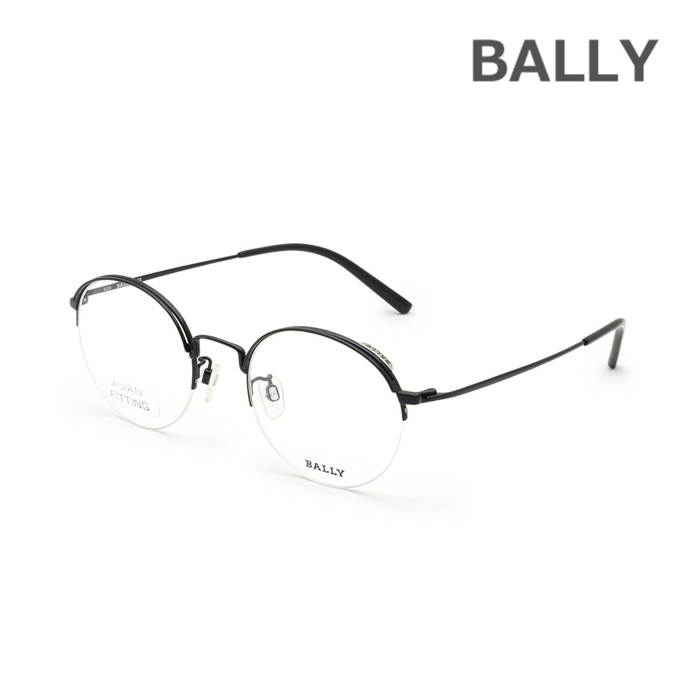BALLY バリー メガネ 眼鏡 フレーム のみ BY5009-H/V-001 ブラック ノーズパッド メンズ レディース ユニセックス【送料無料(※北海道・沖縄は配送不可)】|タイムクラブ セレクト