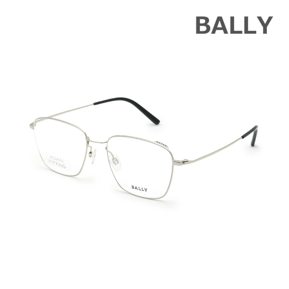 BALLY バリー メガネ 眼鏡 フレーム のみ BY5010-D/V-016 シルバー ノーズパッド レディース【送料無料（※北海道・沖縄は配送不可）】