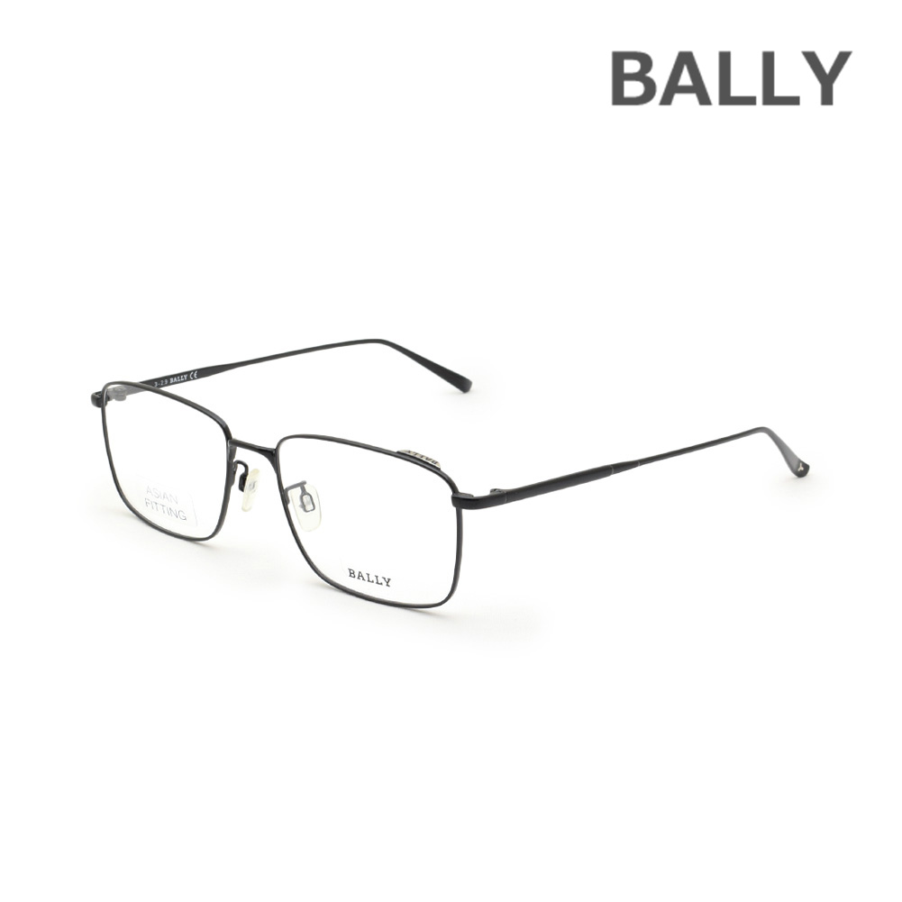 BALLY バリー メガネ 眼鏡 フレーム のみ BY5027/V-001 ブラック ノーズパッド メンズ【送料無料(※北海道・沖縄は配送不可)】|タイムクラブ セレクト