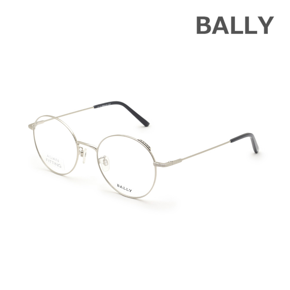 BALLY バリー メガネ 眼鏡 フレーム のみ BY5028-D/V-016 シルバー ノーズパッド メンズ【送料無料（※北海道・沖縄は配送不可）】