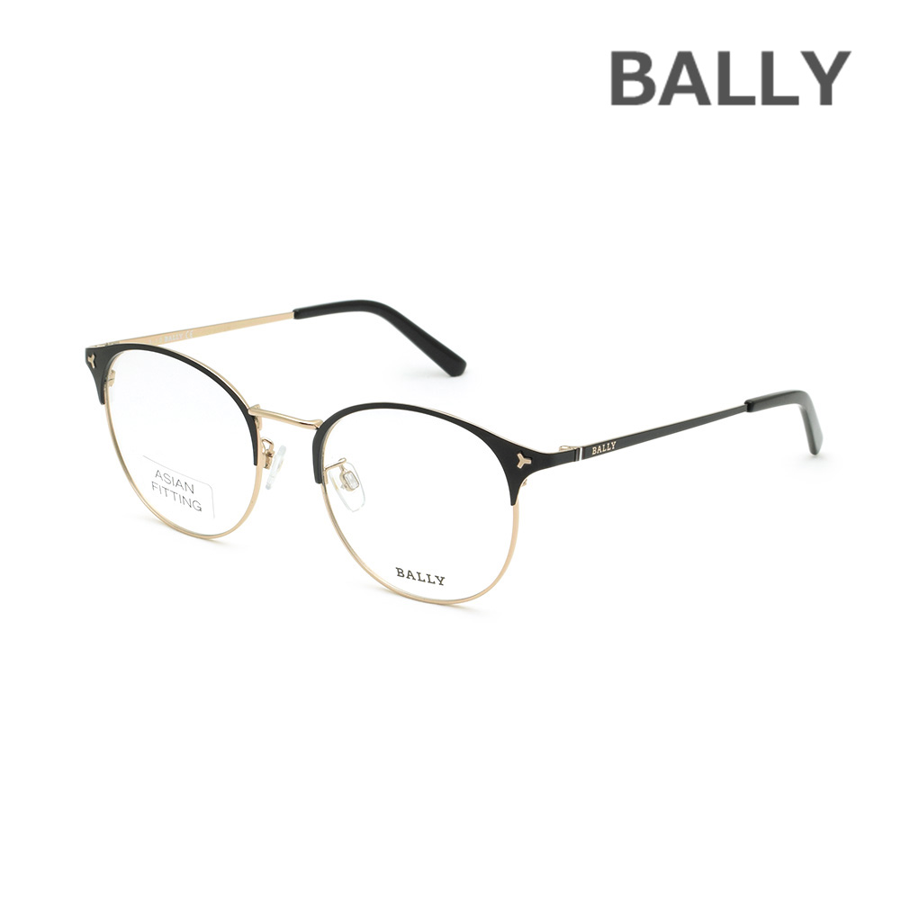 BALLY バリー メガネ 眼鏡 フレーム のみ BY5040-D/V-005 ブラック ノーズパッド メンズ レディース ユニセックス【送料無料(※北海道・沖縄は配送不可)】|タイムクラブ セレクト