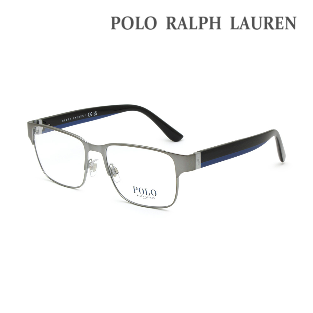 ポロ ラルフ ローレン 眼鏡 フレーム のみ PH1219 9266 56 ガンメタル ノーズパッド メンズ POLO RALPH LAUREN【送料無料（※北海道・沖縄は配送不可）】｜タイムクラブ セレクト