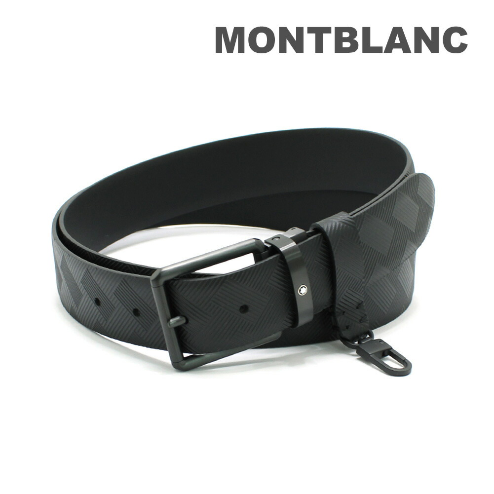 美品　MONT BLANC リバーシブルベルト 黒　ホワイトスター　ロゴ　刻印 楽天市場】【MONTBLANC】モンブラン ベルト BELT ホワイトスター