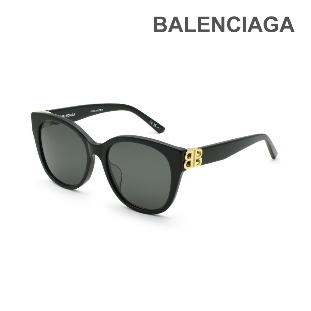 【国内正規品】バレンシアガ サングラス BB0103SA-001 57 ブラック アジアンフィット レディース BALENCIAGA【送料無料(※北海道・沖縄は配送不可)】|タイムクラブ セレクト