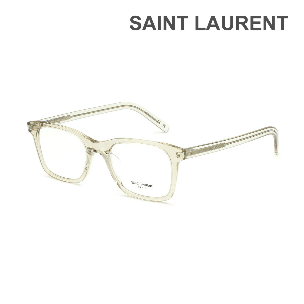 【国内正規品】サンローラン メガネ 眼鏡 フレーム のみ SL 718 SLIM 004 ベージュ アジアンスマート メンズ SAINT LAURENT【送料無料(※北海道・沖縄は配送不可)】|タイムクラブ セレクト
