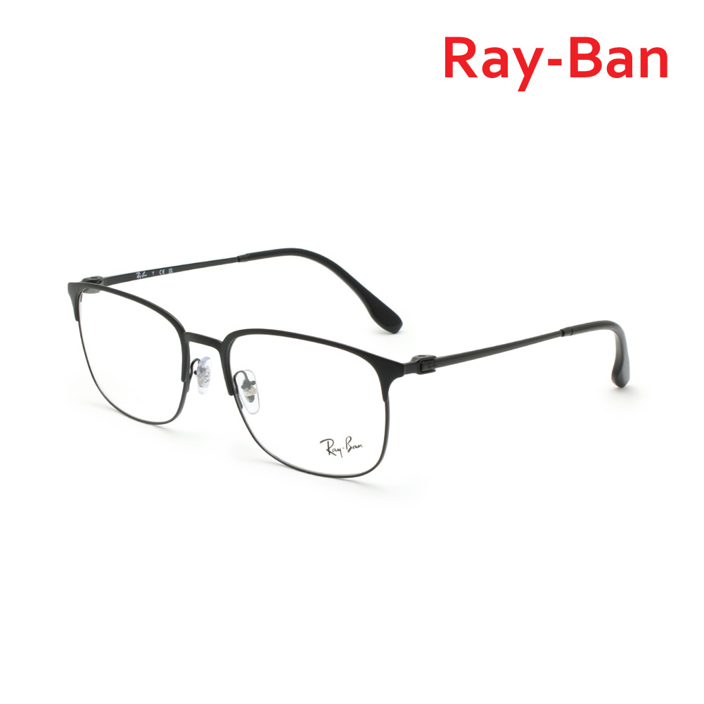 度なしレンズ交換無料!レイバン 眼鏡 フレーム のみ RX6494-2904 56 マットブラック ノーズパッド メンズ Ray-Ban【送料無料(※北海道・沖縄は配送不可)】|タイムクラブ セレクト