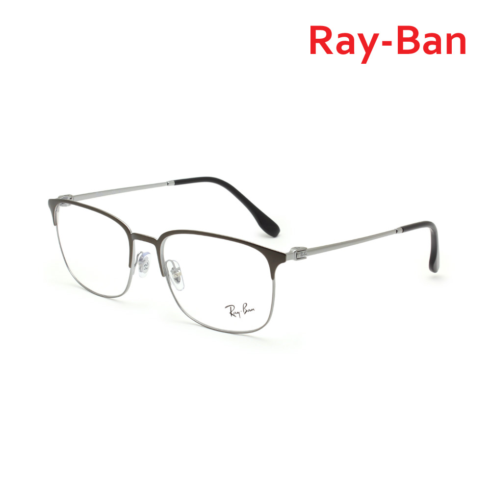 度なしレンズ交換無料！レイバン 眼鏡 フレーム のみ RX6494-3135 56 ガンメタル ノーズパッド メンズ Ray-Ban【送料無料（※北海道・沖縄は配送不可）】｜タイムクラブ セレクト 16,258円