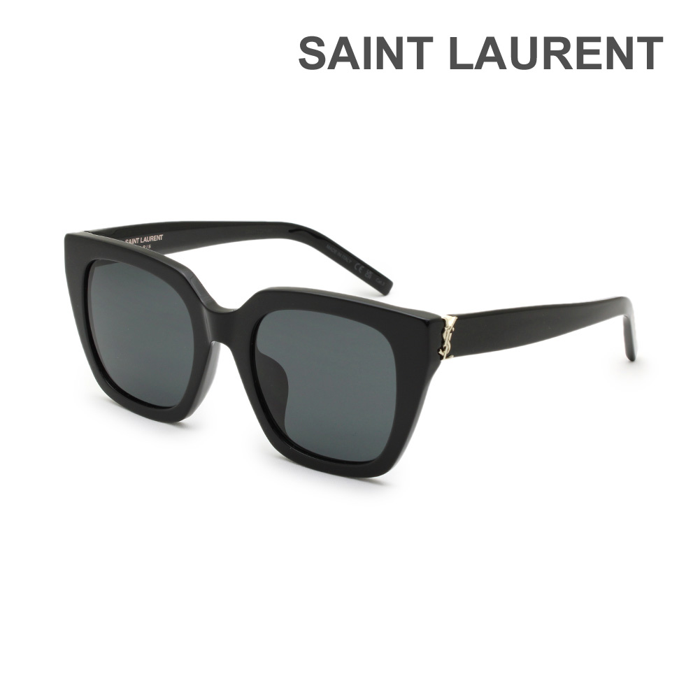 【国内正規品】サンローラン サングラス SL M143/F 001 ブラック アジアンフィット レディース UVカット SAINT LAURENT【送料無料（※北海道・沖縄は配送不可）】｜タイムクラブ セレクト