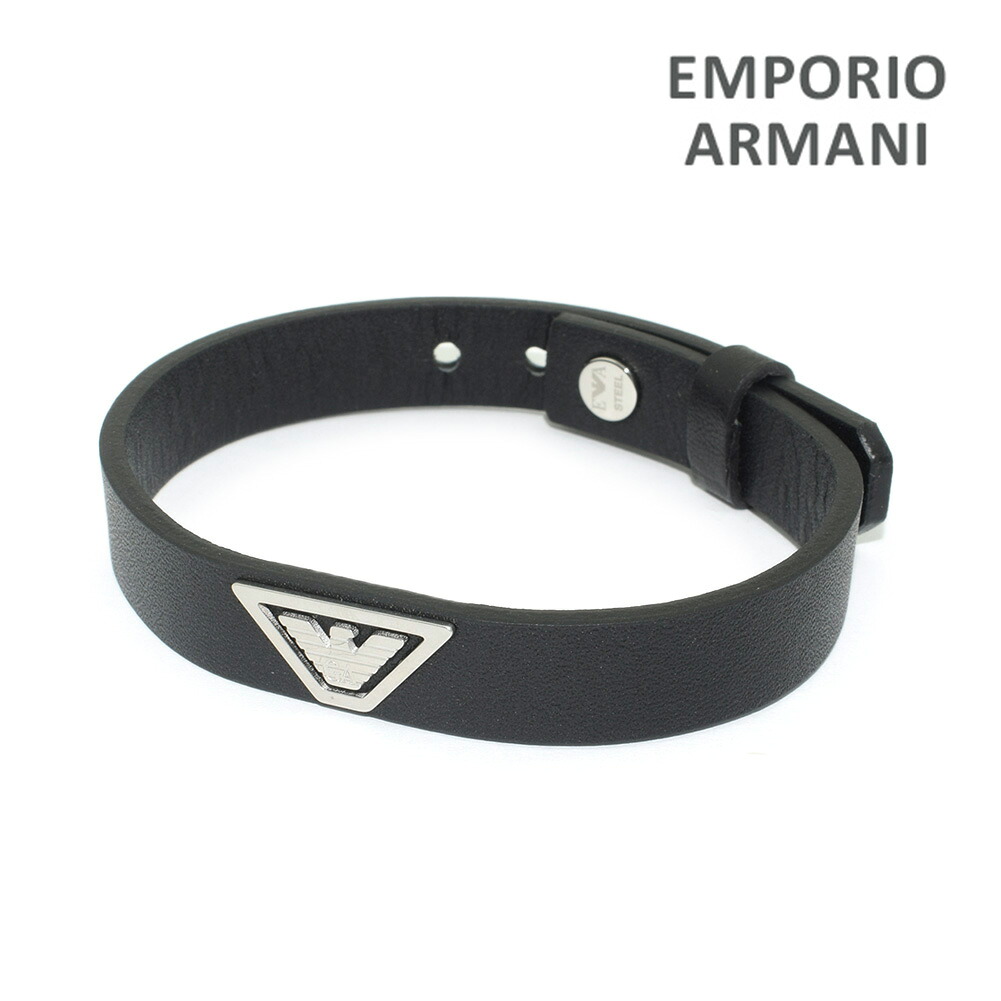 エンポリオ アルマーニ ブレスレット EGS3128040 ブラック EMPORIO ARMANI メンズ アクセサリー【送料無料（※北海道・沖縄は配送不可）】｜タイムクラブ セレクト