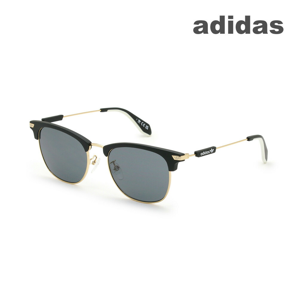 adidas アディダス サングラス OR0083/S 02A 53 ブラック ノーズパッド メンズ UVカット【送料無料（※北海道・沖縄は配送不可）】｜タイムクラブ セレクト