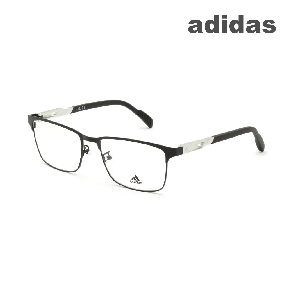 アディダス メガネ 眼鏡 フレーム のみ SP5024/V 002 55 ブラック ノーズパッド メンズ レディース ユニセックス adidas【送料無料（※北海道・沖縄は配送不可）】
