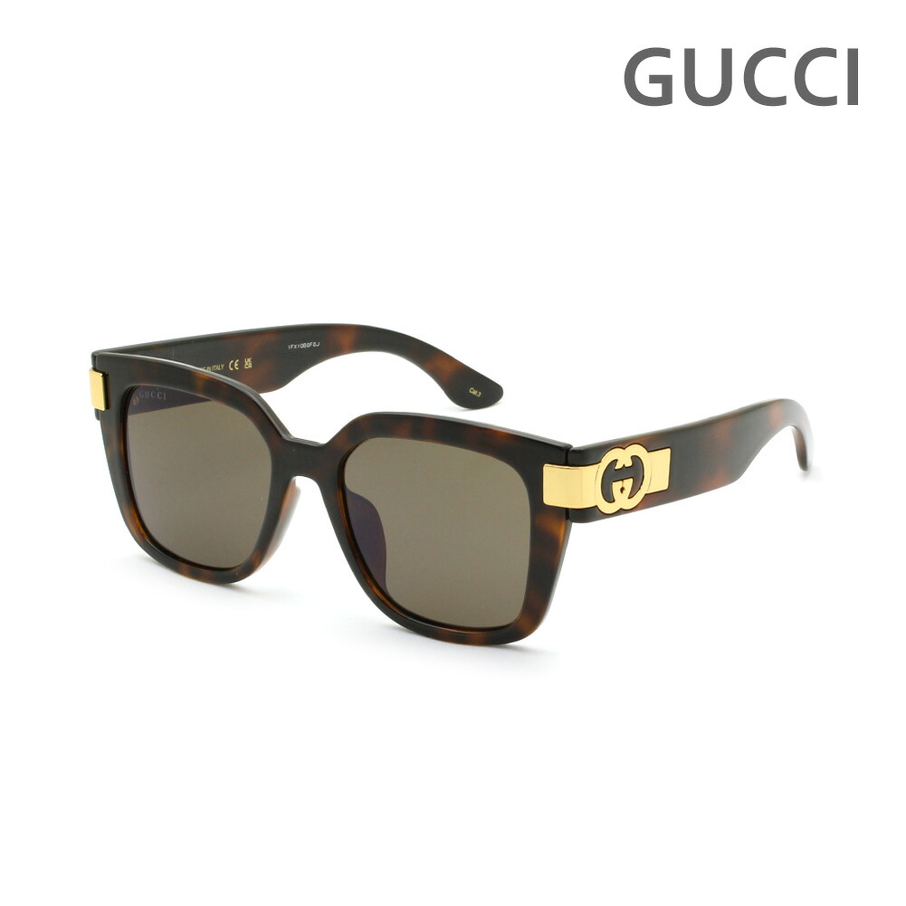 グッチ サングラス GG1690SK-002 ハバナ アジアンフィット レディース UVカット GUCCI【送料無料（※北海道・沖縄は配送不可）】｜タイムクラブ セレクト