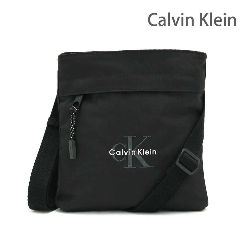 カルバンクライン ショルダーバッグ LV04D3178G ブラック メンズ BOLD FLATPACK Calvin Klein【送料無料(※北海道・沖縄は配送不可)】|タイムクラブ セレクト