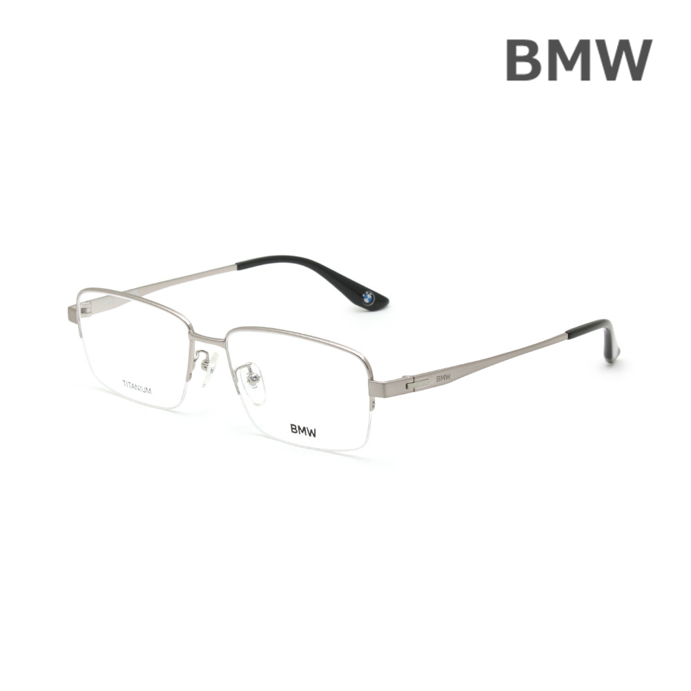 レンズ交換無料！BMW メガネ 眼鏡 フレーム のみ BW5045-H/V 016 57 シルバー ノーズパッド メンズ ビーエムダブル【送料無料（※北海道・沖縄は配送不可）】｜タイムクラブ セレクト