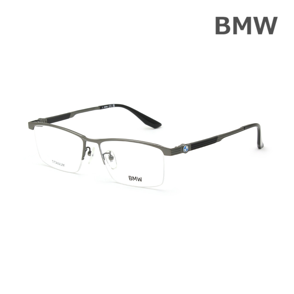 レンズ交換無料！BMW メガネ 眼鏡 フレーム のみ BW5050-H/V 013 55 マットガンメタル ノーズパッド メンズ ビーエムダブル【送料無料（※北海道・沖縄は配送不可）】｜タイムクラブ セレクト