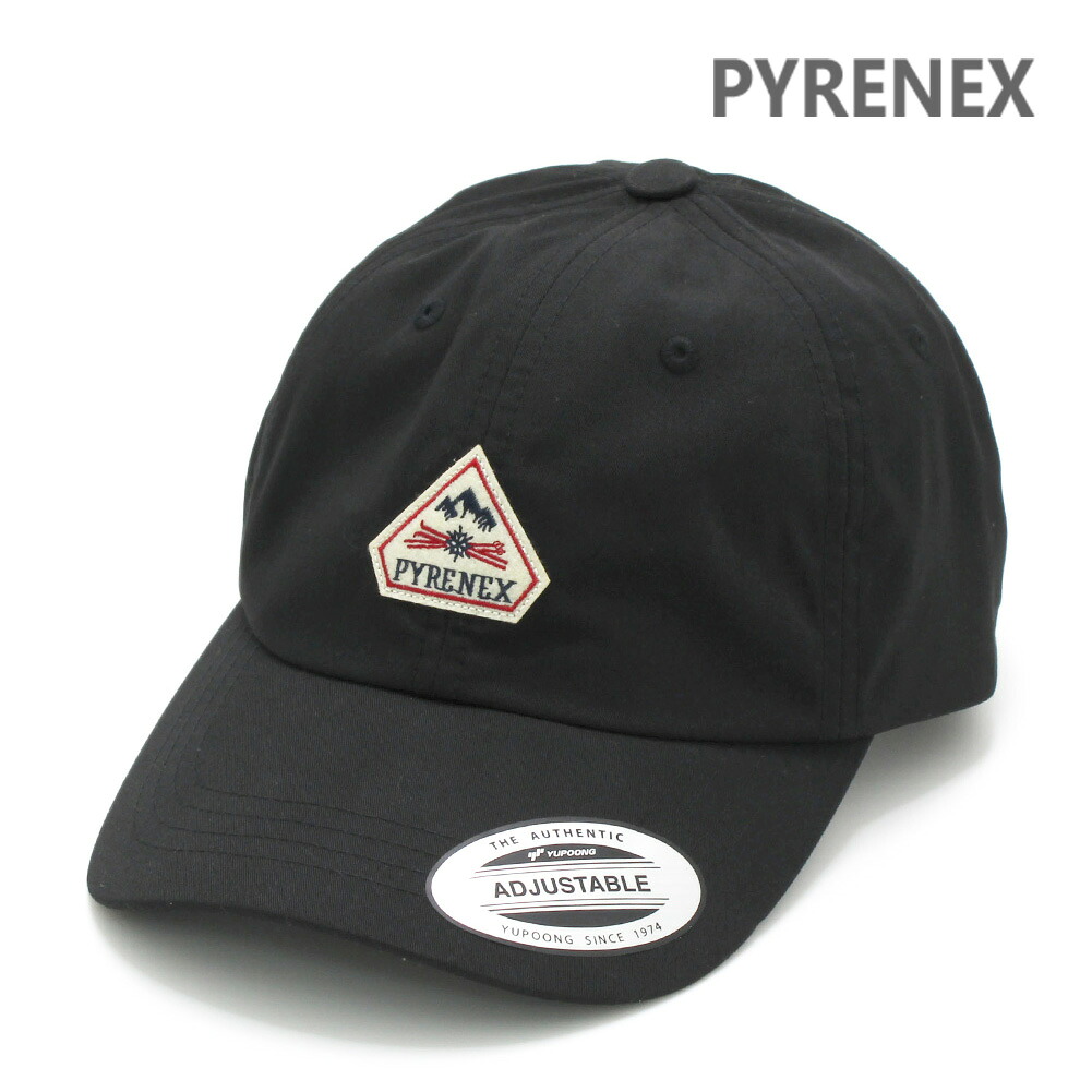 ピレネックス ベースボールキャップ HUAA016-ISARD-0009 ブラック メンズ レディース ユニセックス 帽子 PYRENEX【送料無料（※北海道・沖縄は配送不可）】｜タイムクラブ セレクト 8,525円