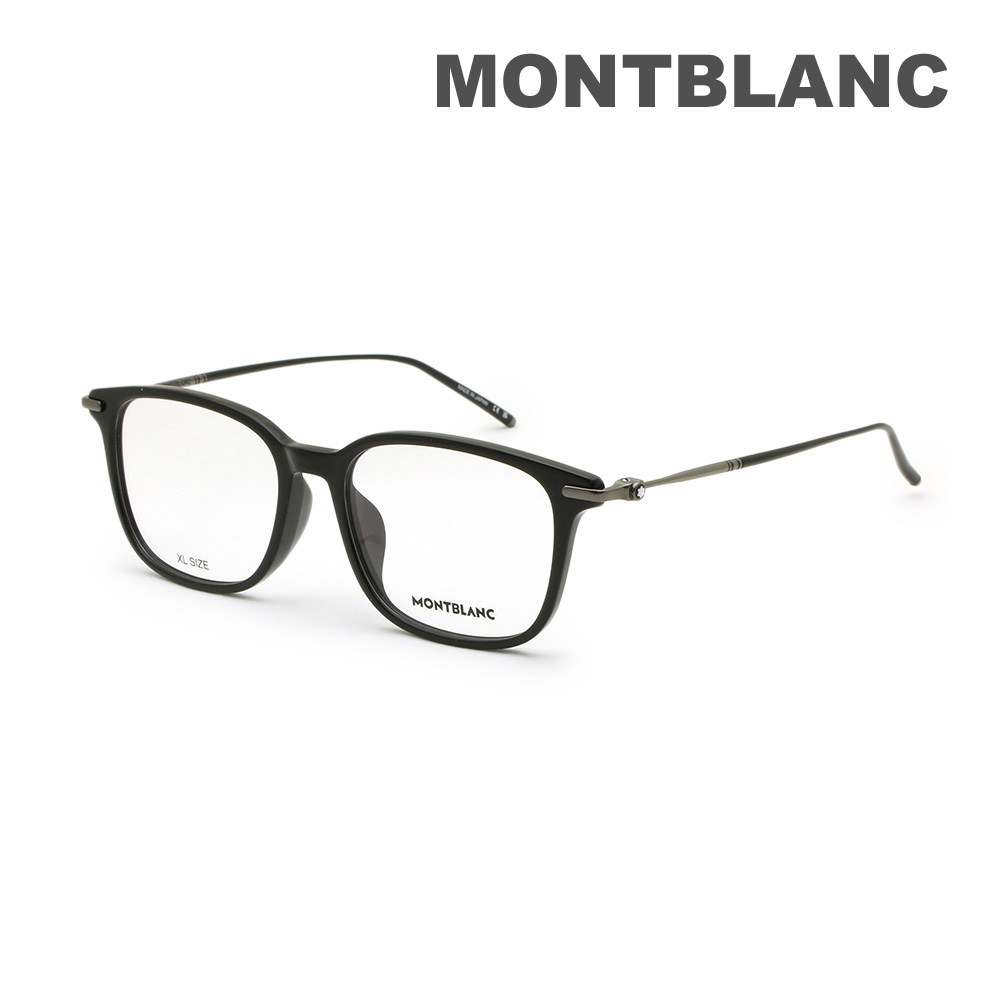 【国内正規品】モンブラン メガネ 眼鏡 フレーム のみ MB0413OA-001 ブラック アジアンフィット メンズ MONTBLANC【送料無料(※北海道・沖縄は配送不可)】|タイムクラブ セレクト