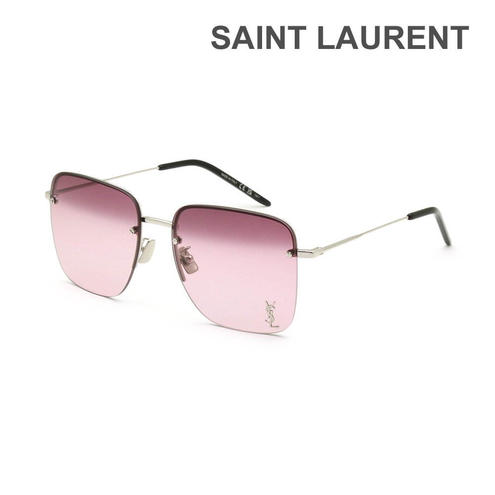 【国内正規品】サンローラン サングラス SL 312M 011 シルバー ノーズパッド レディース SAINT LAURENT【送料無料（※北海道・沖縄は配送不可）】｜タイムクラブ セレクト