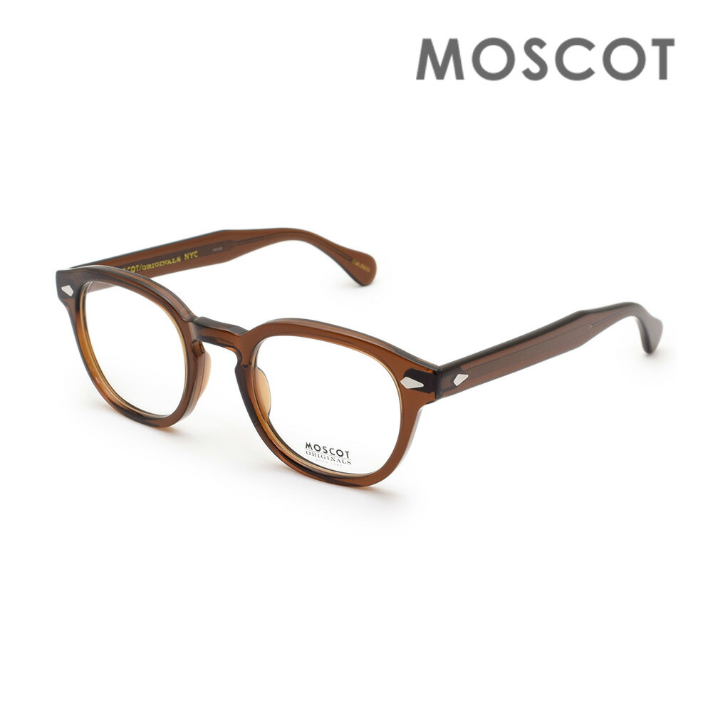 MOSCOT モスコット LEMTOSH LEM-O49240217-01 BROWN サイズ49 眼鏡 フレーム のみ メンズ レディース 【送料無料(※北海道・沖縄は1,000円)】|タイムクラブ