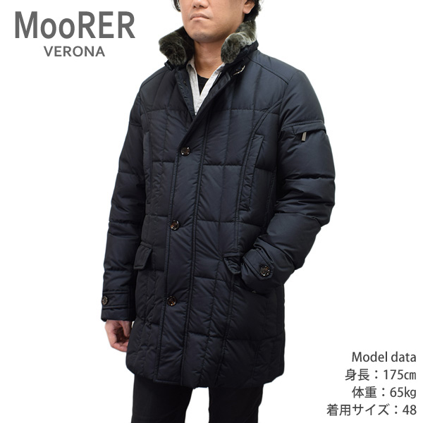 専門店 MOORER ムーレー SIRO-L1 ダウン 44 ライトグレー ai-sp.co.jp